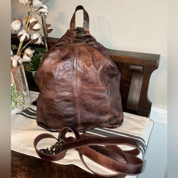 Bed Stu Leather 3 In 1 Delta Backpack Shoulder Bag HandBag 